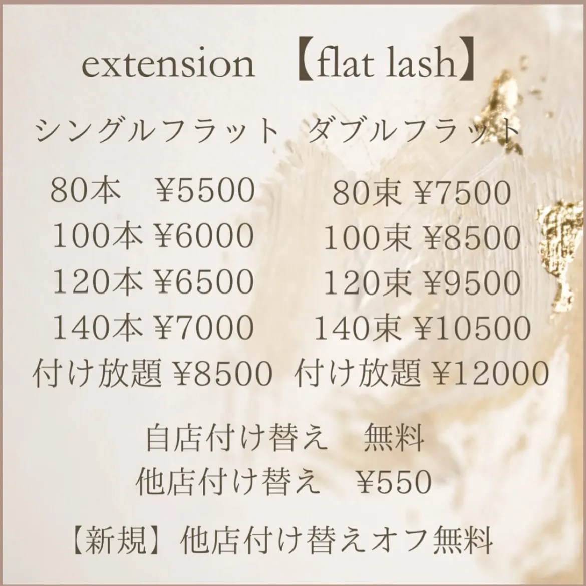 【施術所要時間のご案内。